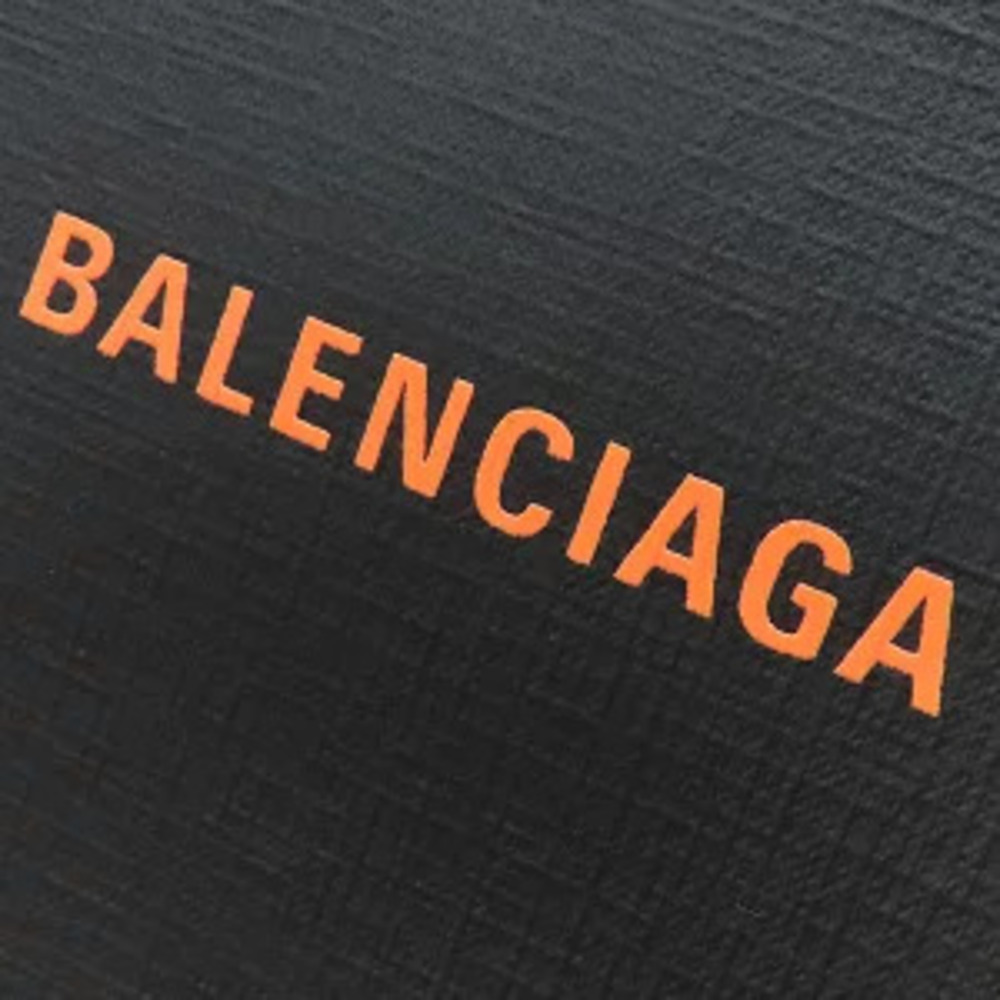 Balenciaga Shoulder Bag Shopping Phone Leather Black - Picture 5 of 11